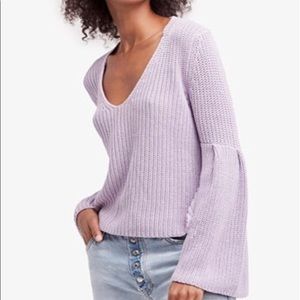 Free People Lilac Damsel Sweater